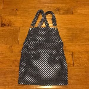 Polka Dot Overall Dress